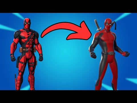 How To Make Deadpool From A Superhero Skin