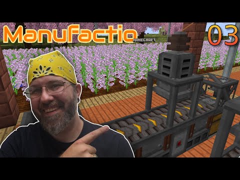 Lets Play Manufactio EP 3 - Metal Press and Diamond Drill Guide - HELL Invasion - TURRET AKM AUG SMG