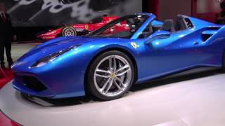 Frankfurt Motor Show 2015 、人気のFerrari 488スパイダーを世界初公開！