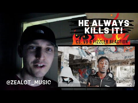 C.S ft. V9 x FIZZLER - Violent [Music Video] | GRM Daily | UK MUSIC REACTION