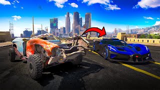 Using A Shapeshifting Bugatti To Scam Street Racers In GTA 5 RP