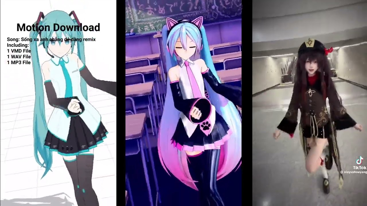 Motion DL Sống Xa Anh Chẳng Dễ Dàng Remix