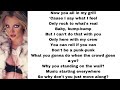 Britney Spears - Do somethin' (lyrics)