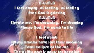 Diana Vickers - N.U.M.B (Lyrics)