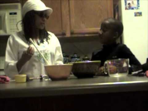 TraCpoems presents Her nephew Kameron Langford Making Halloween Cake.