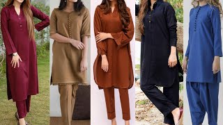 Plain Suit Design ||2022|| Plain Kurti design||#plain #suit