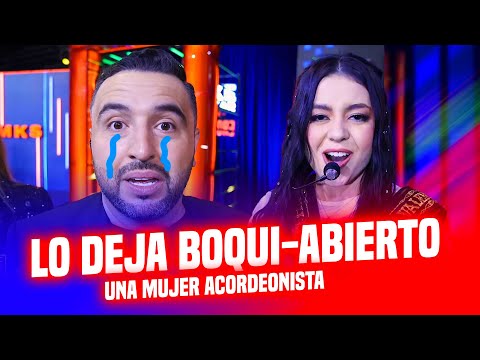 He challenges her on the accordion and you won't believe what happens... @JanethValenzuela How ma...