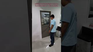 ชุดประตูบานเปิดลูกฟูกทึบล่าง