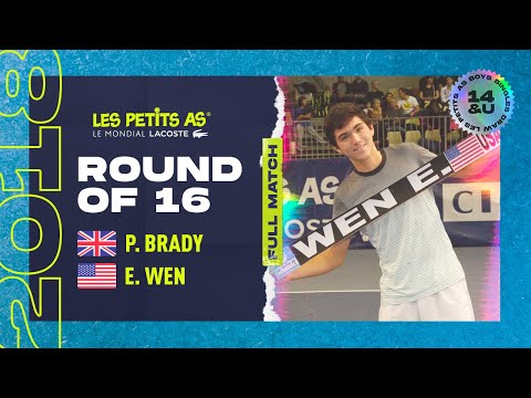 Les Petits As 2018 | Boys Round of 16 | Patrick Brady vs. Evan Wen