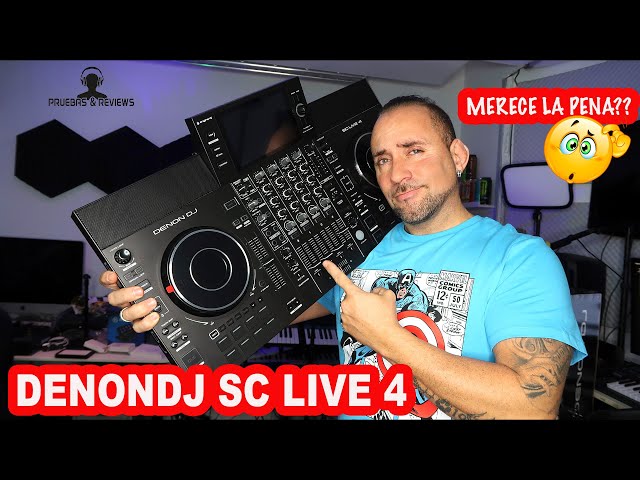 Vídeo relacionado con Denon DJ SC LIVE 4 Controlador DJ con separación de stems en 4 decks, streaming por wifi, altavoces integrados, compatible con Serato DJ y Virtual DJ
