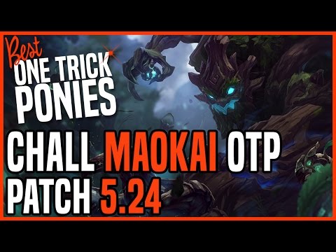 Patch 5.24 Maokai Top OTP - Matchup: Fizz - Ranked Challenger KR