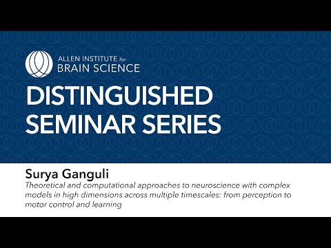 Distinguished Seminar Series: Surya Ganguli