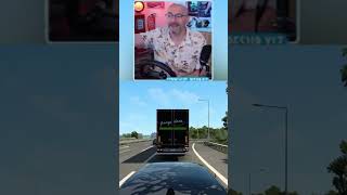 Accident poids lourd sur l’autoroute (jeu de simulation) 🚛👀 #shorts
