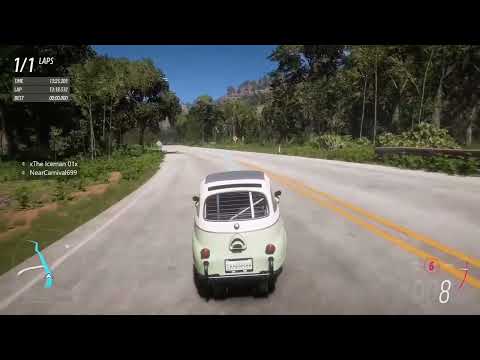 Thumbnail for I downgraded the bmw isetta. Top speed is 8.9 mph. Thought I should run a lap of the Goliath. by BMW Isetta