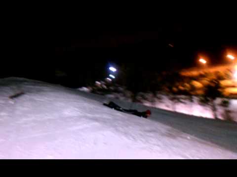 Andy Place Falling on his face off a ten foot jump!