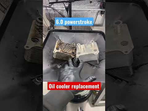 Oil cooler replacement for 6.0 powerstroke Superduty!