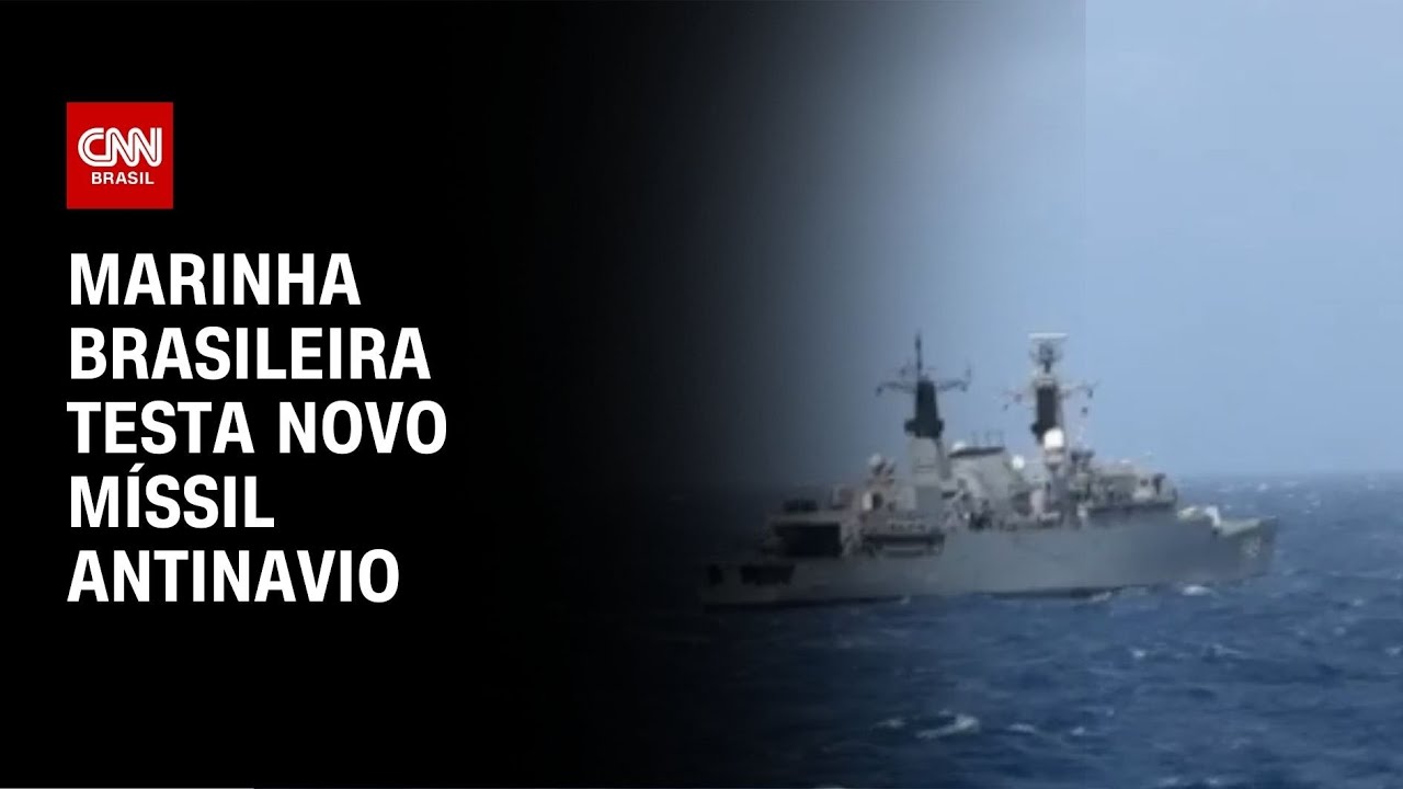 Marinha brasileira testa novo míssil antinavio | CNN NOVO DIA