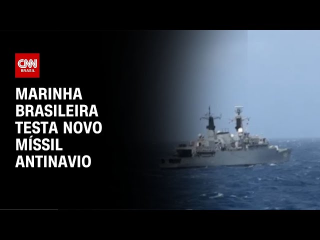 Marinha brasileira testa novo míssil antinavio | CNN NOVO DIA