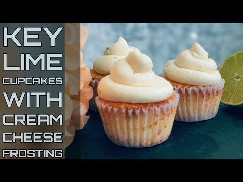 Key Lime Cupcakes with Cream Cheese Frosting
