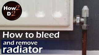 How to drain and remove one radiator draining and removing Radiator