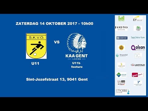 SKV Oostakker U11   KAA Gent Ladies U11B 14102017