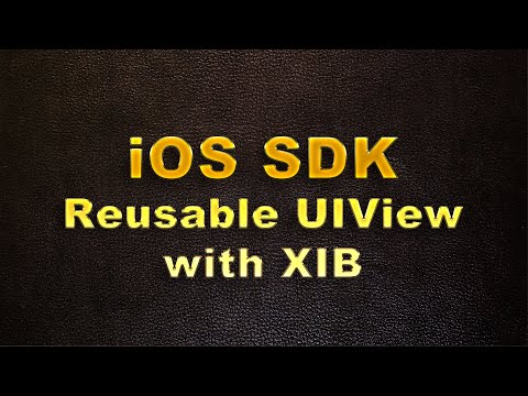 iOS SDK Reusable UIView with XIB