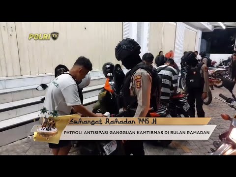 POLRESTA BALIKPAPAN PATROLI KAMTIBMAS DI BULAN RAMADAN