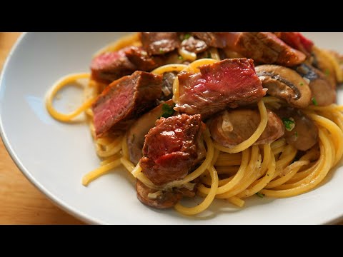 Creamy Mushroom Steak Pasta: Easy Weeknight Dinner Recipe