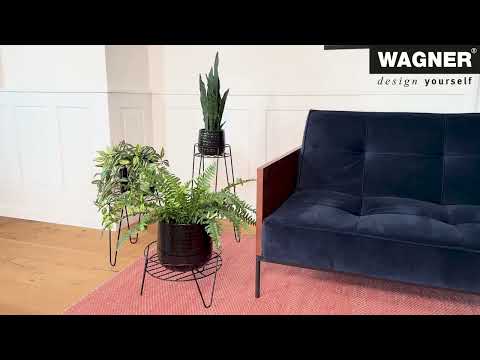 Artikelvideo 1 für WAGNER® design yourself Pflanzenständer GH 0520 Metall, Ø 22,0 cm schwarz rund, 2 St., Artikelnummer 603801