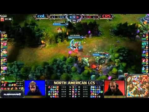 League of Legends NA LCS 2013 CrS vs CoL