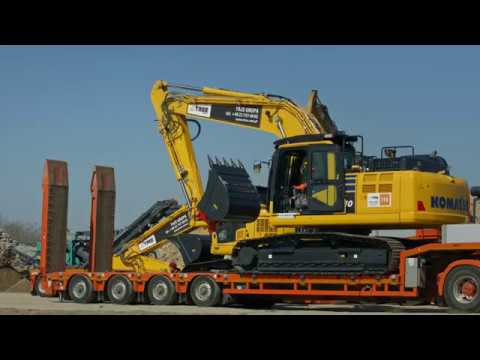 GRUPA TREE - odbiór maszyn KOMATU 04.2020 r.