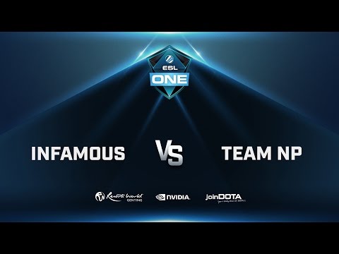 Infamous vs Team NP Game 1 - ESL One Genting AM Q. - @GarethCasts @mrpdota