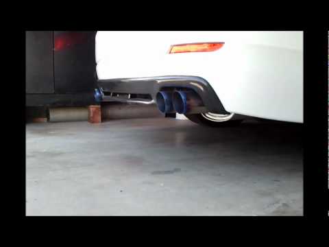 megan racing exhaust BMW F10.wmv