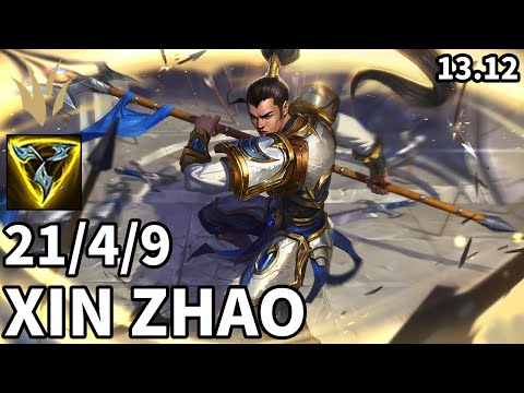 Xin Zhao Jungle vs Nidalee - KR Master | Patch 13.12
