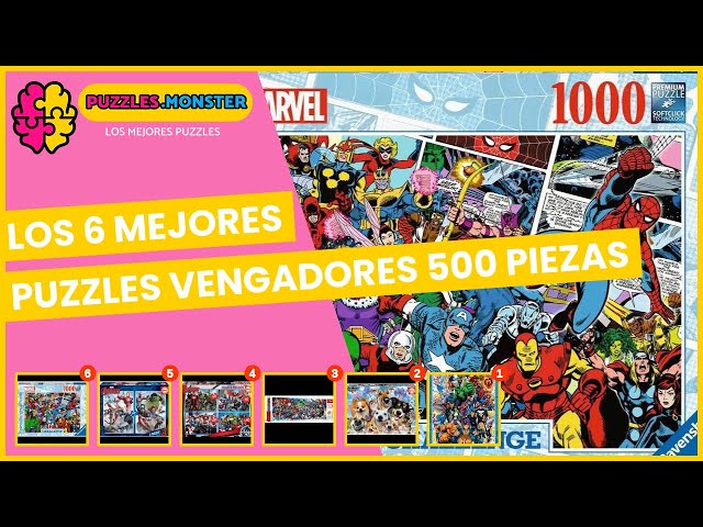 Vídeo relacionado con Educa - Puzzle de 500 Piezas para Adultos | Avengers, Vengadores, Marvel. Incluye Pegamento Fix Puzzle. Medida aproximada una Vez montado: 34 x 46 cm. A Partir de 11 años (17994)