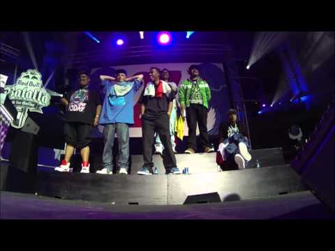 kaiser y su break dance vs invert en la red bull batalla de los gallos 2014