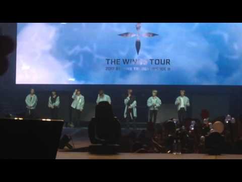 170312 BTS The Wings Tour in Chile - Members Intro [FANCAM]