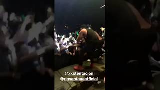 XXXTENTACION last performance with RIO SANTANA Live IG Story from back stage