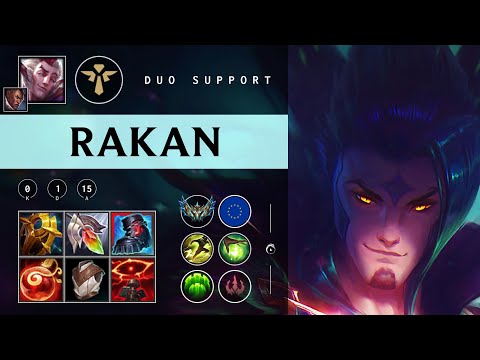 Rakan Support vs Bard - EUW Challenger Patch 25.24