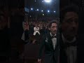 Adrien Brody spit out gum, toss it to girlfriend Georgina Chapman before accepting Oscar #shorts