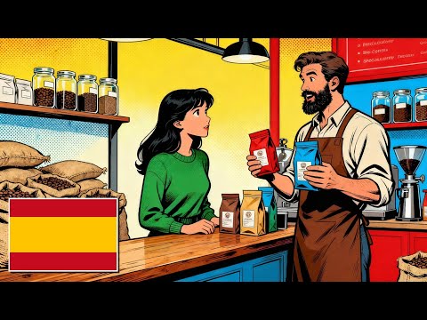 Spanish Listening Practice - Shopping & Cultural Conversations | A2-B1