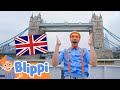 Blippi Explores London On A Party Boat Educational Videos For Kids