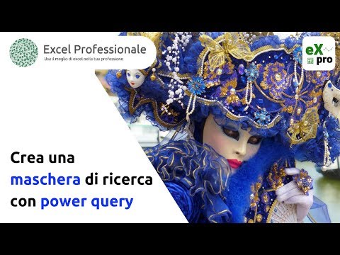 Crea una maschera di ricerca con Power Query