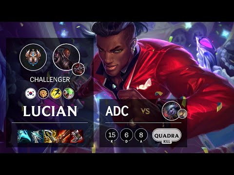 Lucian ADC vs Tristana - KR Challenger Patch 11.5