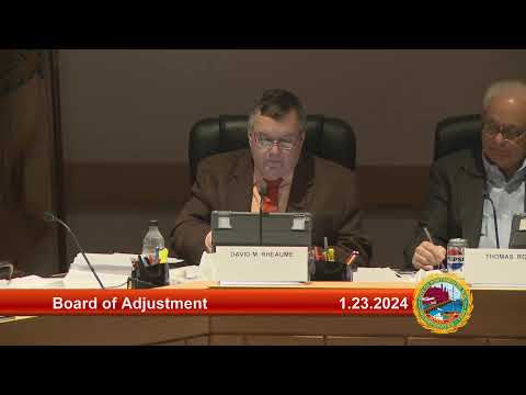 1.23.2024 Board of Adjustment