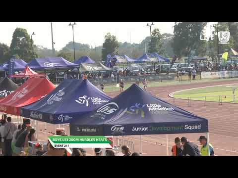 Boys U13 200m Hurdles Heat 3 - 2019 State Track and Field Championships // LAVicTV