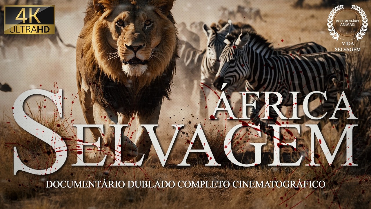 ÁFRICA SELVAGEM | Predadores e Presas na Batalha Mortal pela Sobrevivência | Documentários Animais