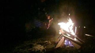 preview picture of video 'Lagerfeuer im Winter+Glühwein (Tachyon XC micro night)'