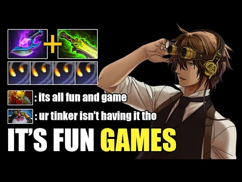 It's Fun Game, Until Tinker Start to Hunt | Tinker Dota 2 Gameplay