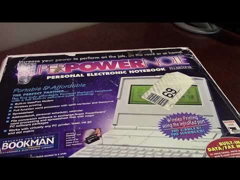 Unboxing a Package from a Viewer - 1996 Brother Super PowerNote